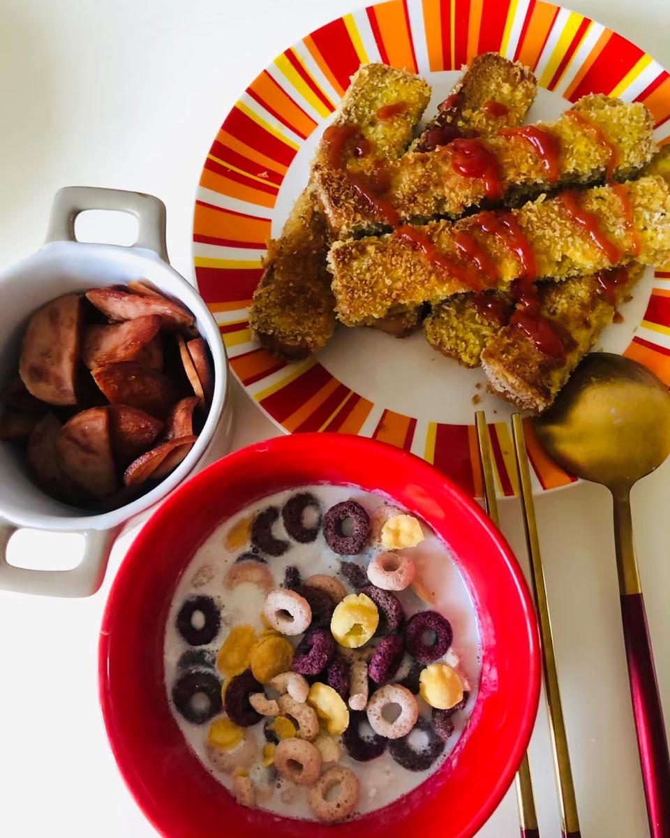 面包糠烤吐司边