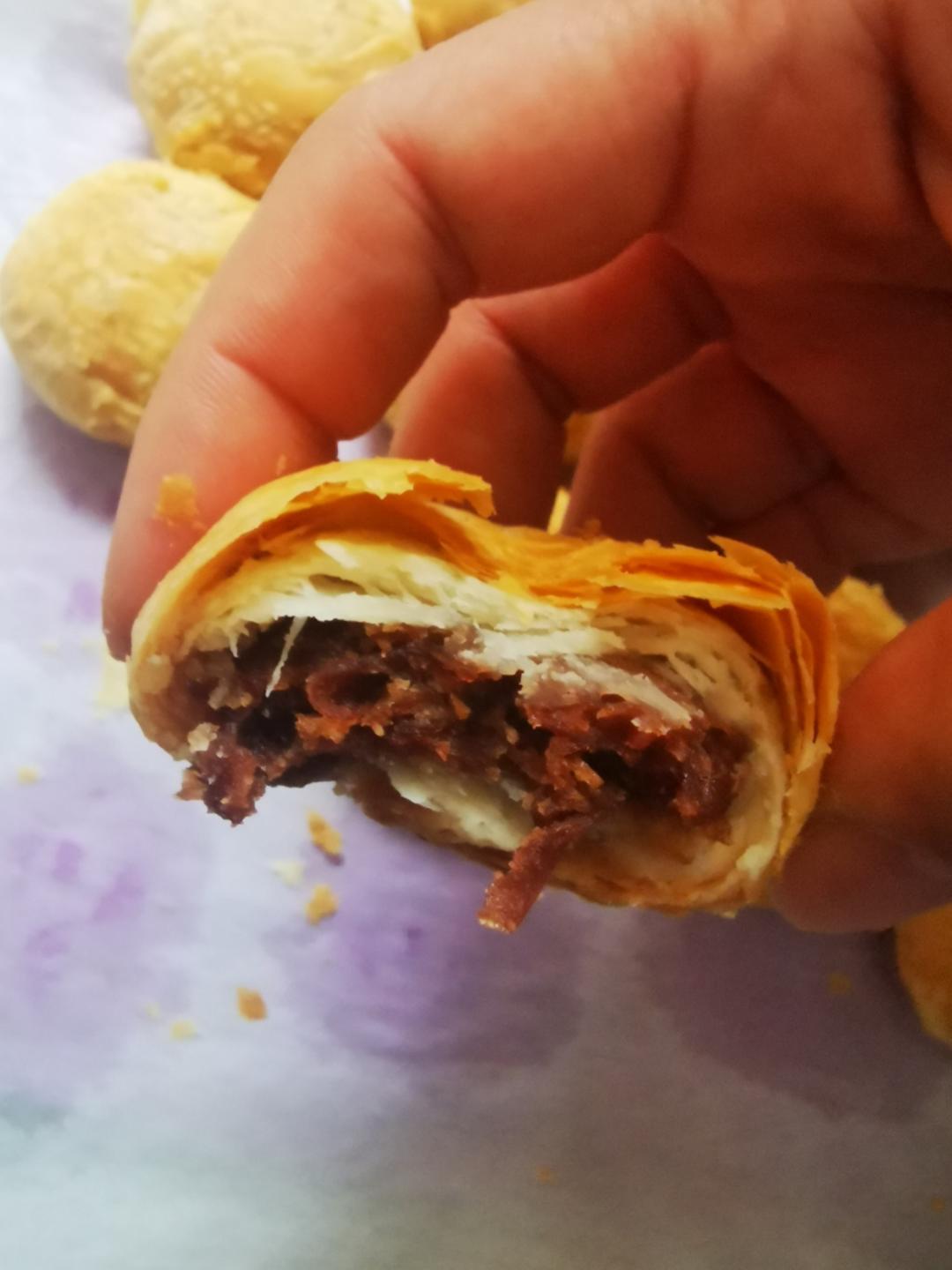 花心玫瑰酥饼｜大包酥｜不破酥｜不飞皮｜延展性超好