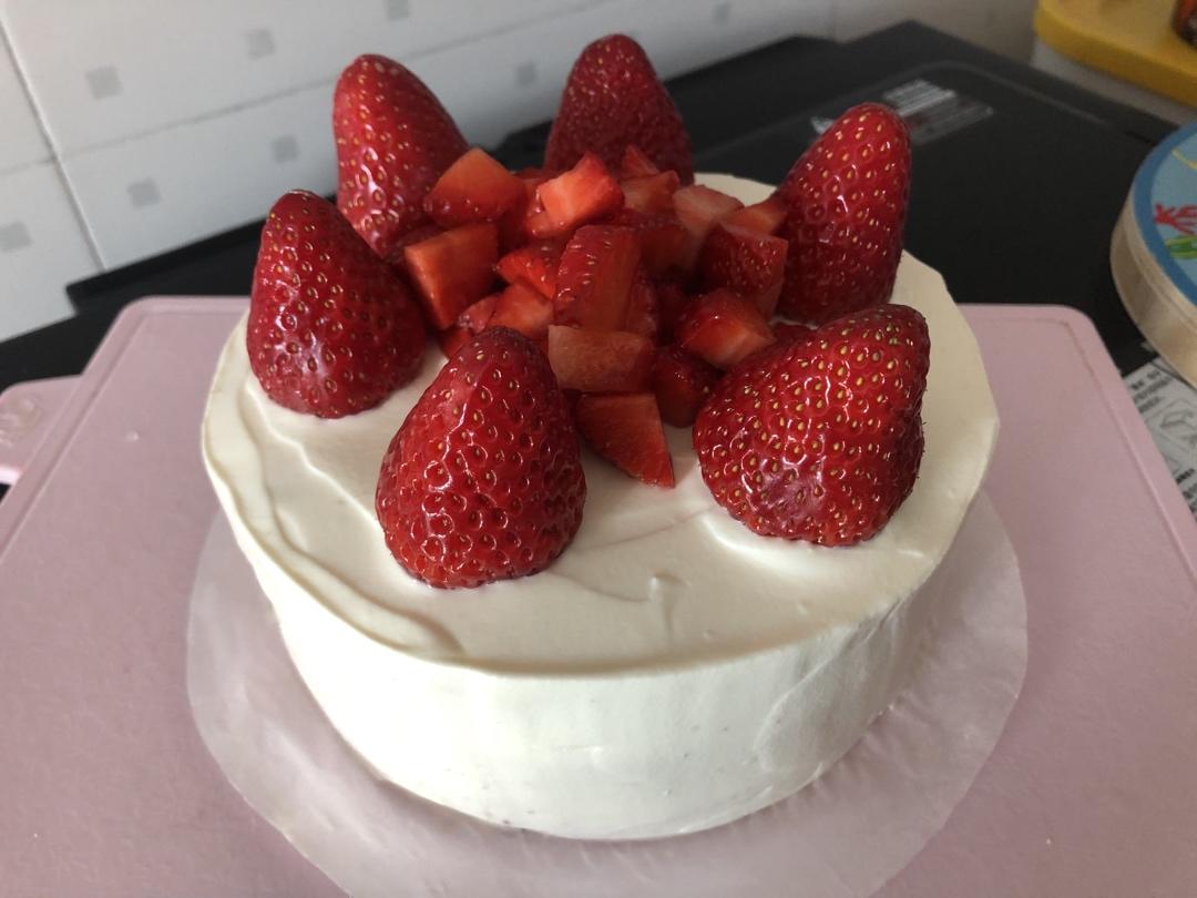 6寸戚风蛋糕胚 不回缩不塌陷0失败