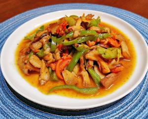 家常菜青椒香菇炒肉里面的香菇超级好吃下饭的做法 步骤6