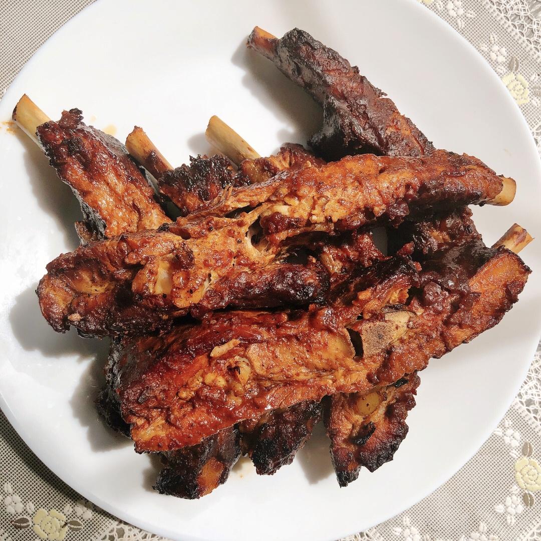 正宗美式BBQ烤猪排