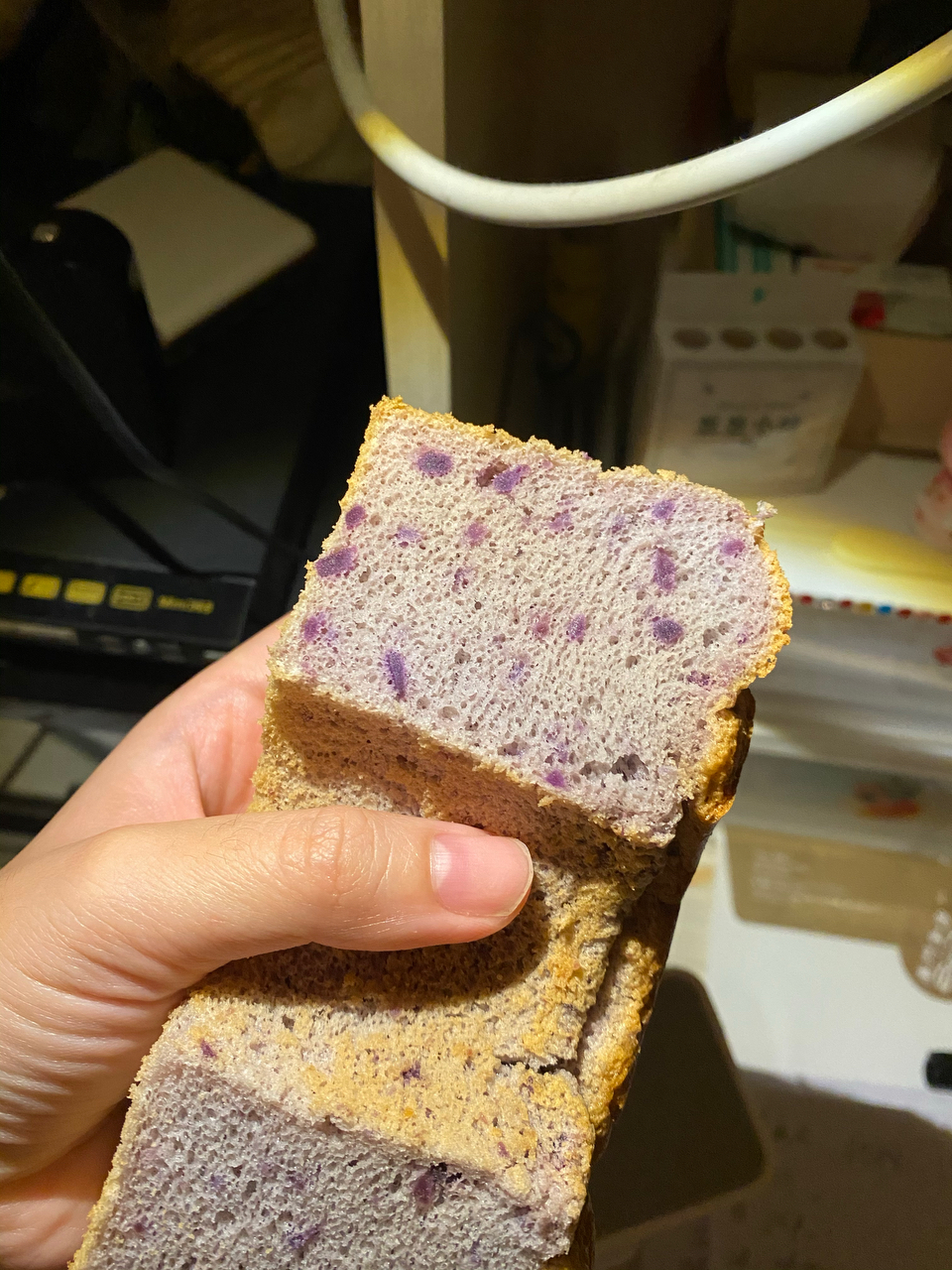 粒粒紫薯戚风蛋糕