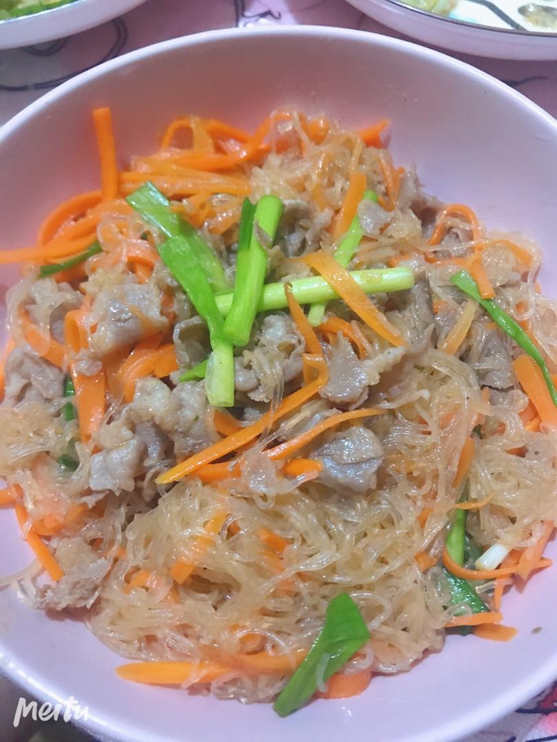 粉丝炒肥牛