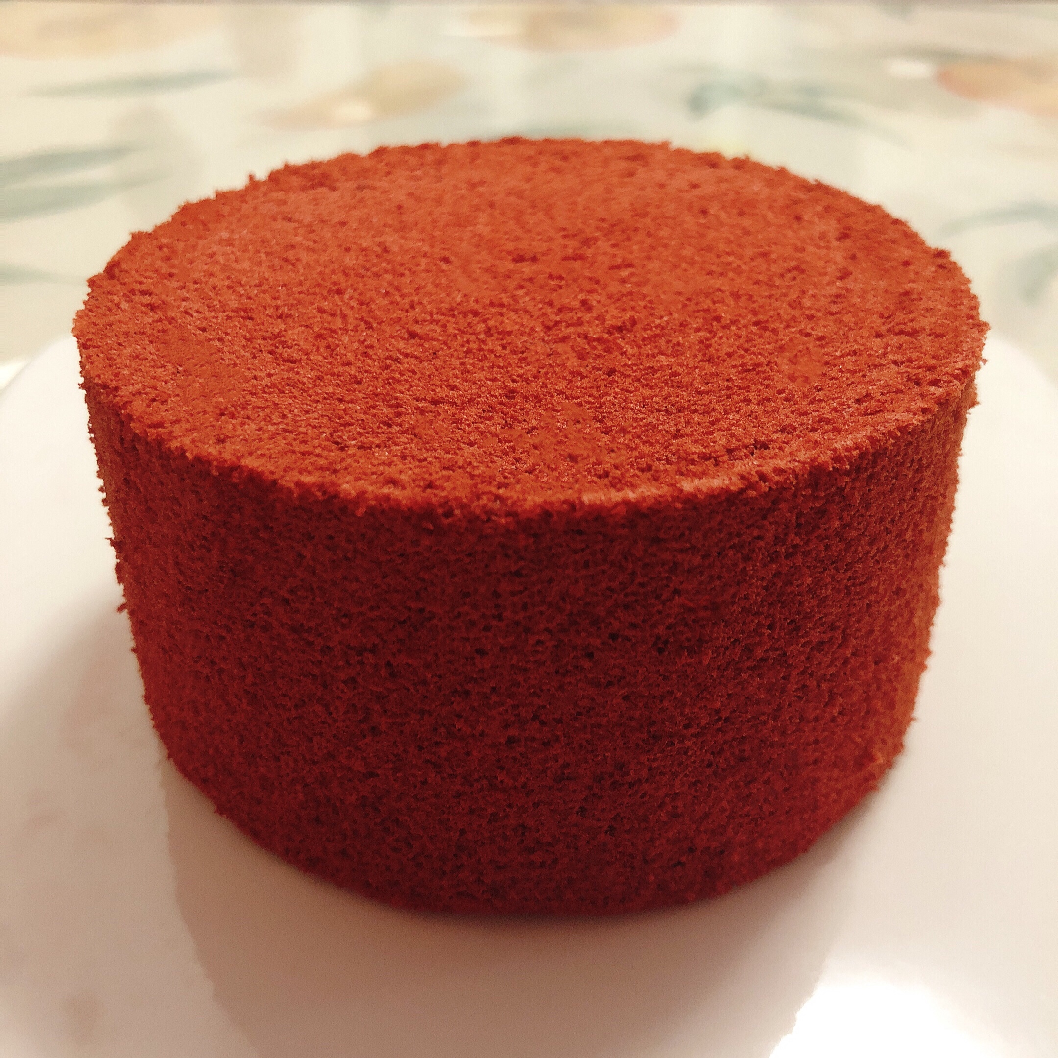 红丝绒戚风蛋糕（4寸）的做法