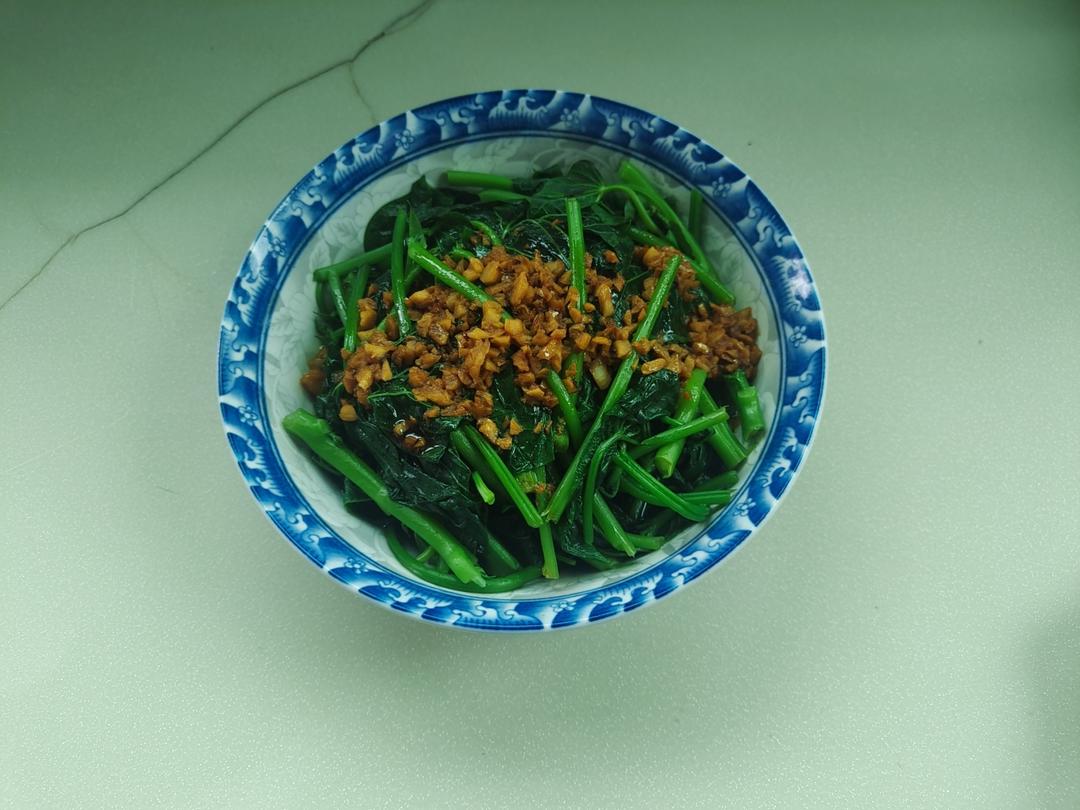 白灼番薯叶