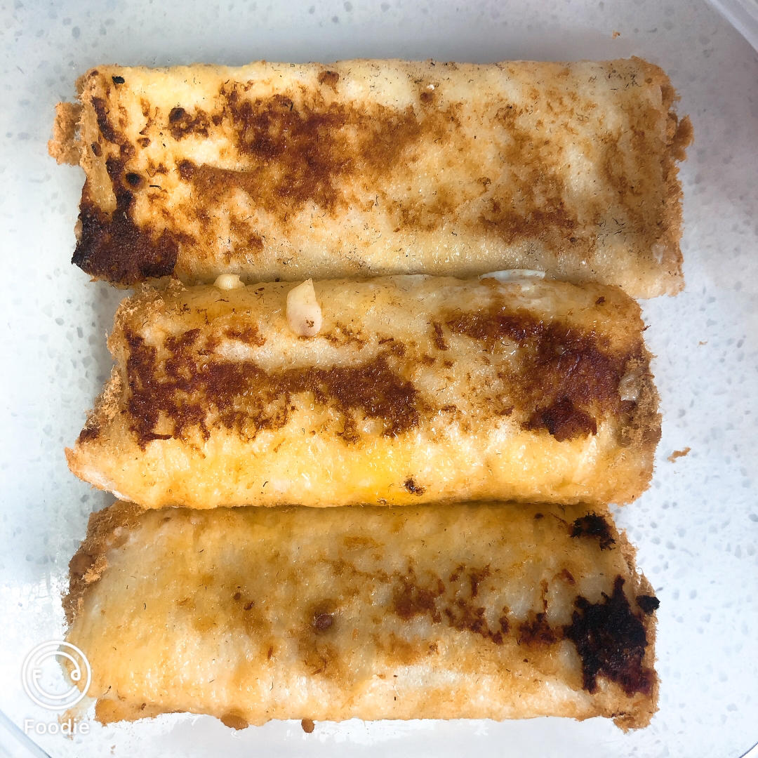 芝士肉松吐司卷