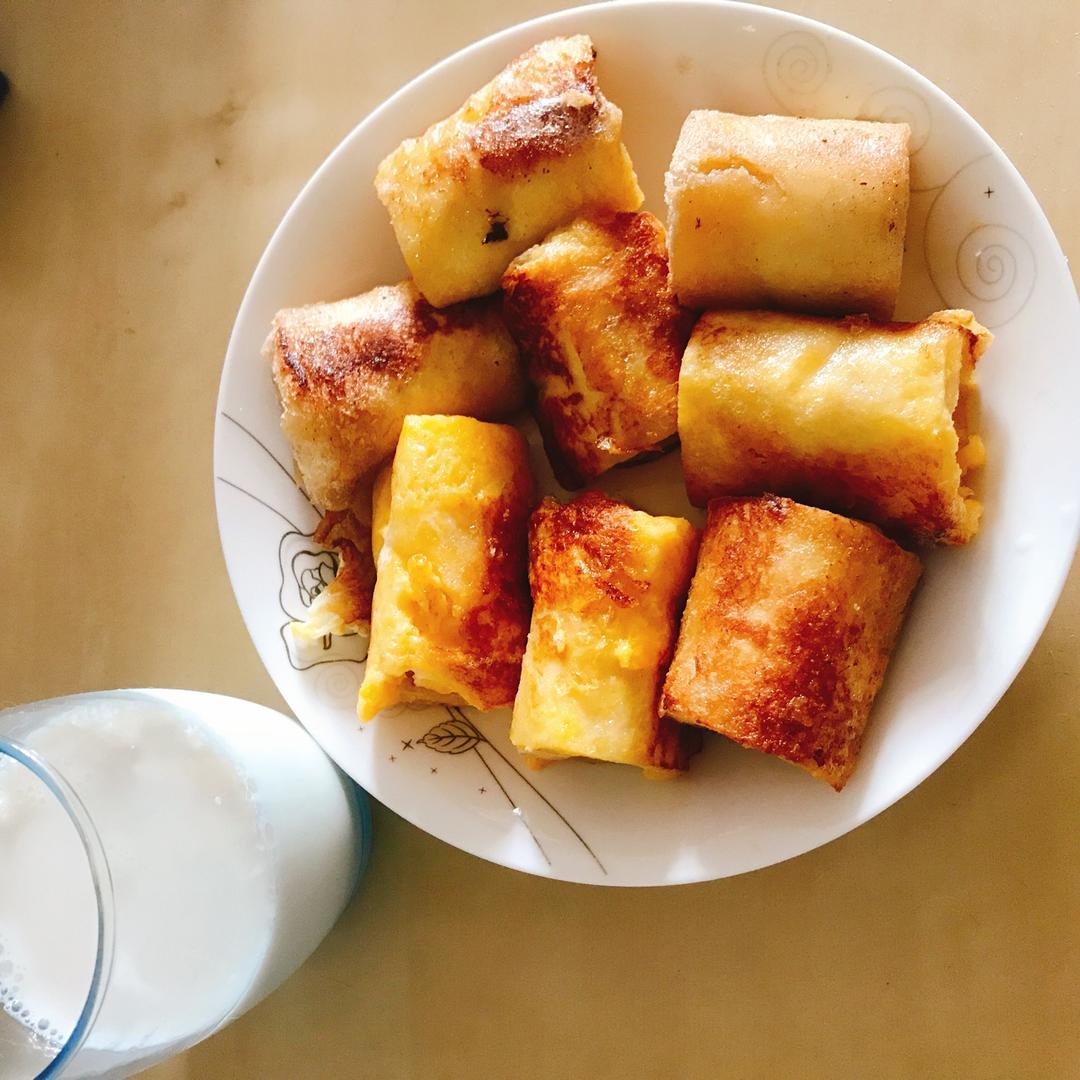 牛油果香蕉吐司卷