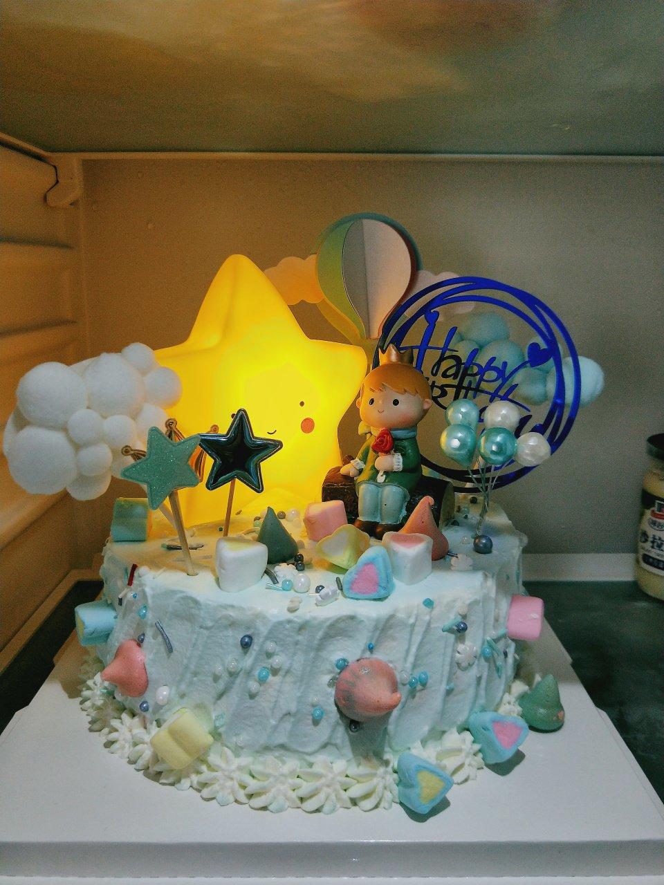 小王子水果奶油蛋糕