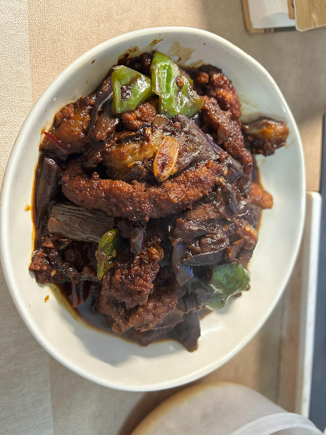 茄子炒肉