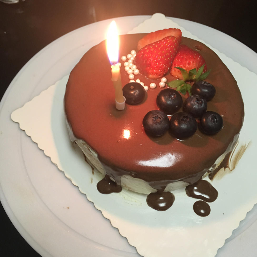 蛋糕淋面之一：甘那许淋面（详细解答淋面太稠的问题）