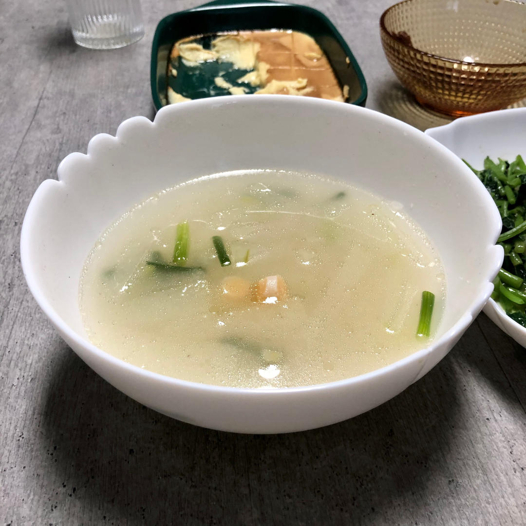 鲜掉眉毛系列之冬瓜干贝汤