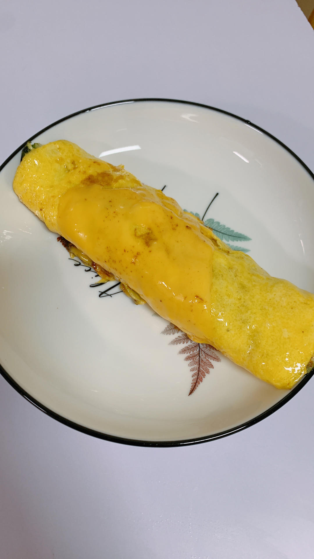 清爽低脂生菜鸡蛋卷