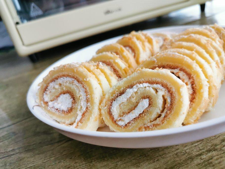 小熊毛巾面蛋糕卷，巧克力蛋糕卷，湿润不裂的蛋糕卷配方