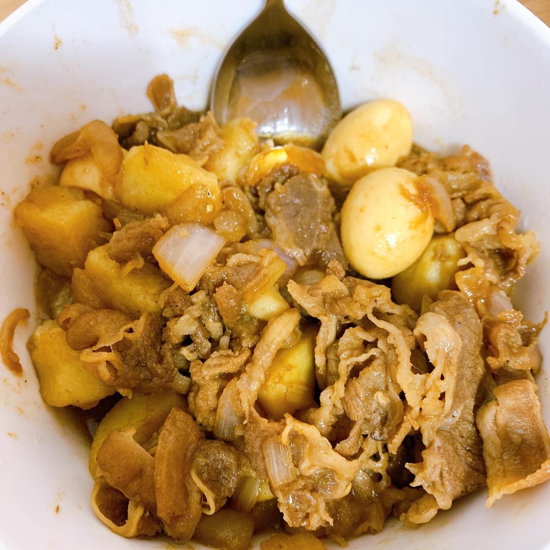 好吃到舔碗底的土豆肥牛拌饭