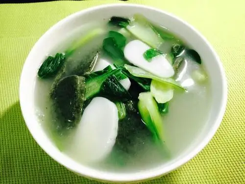 青菜年糕汤（小美）