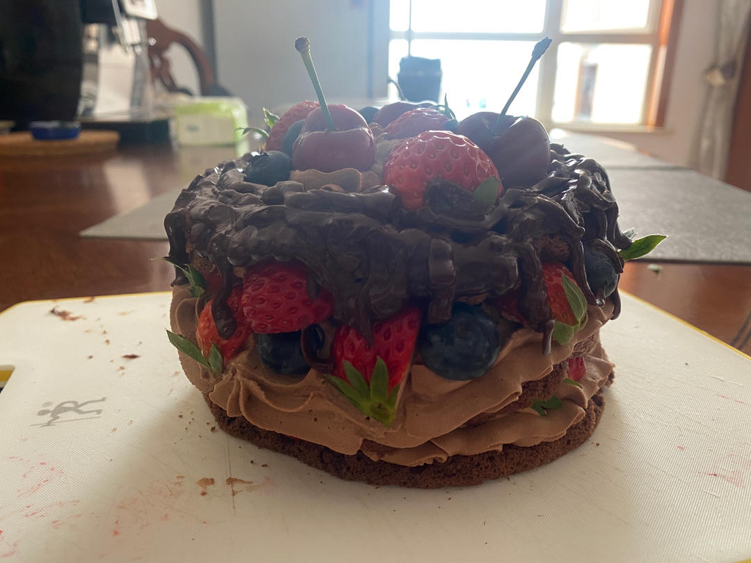 裸蛋糕の巧克力🍫可可戚风