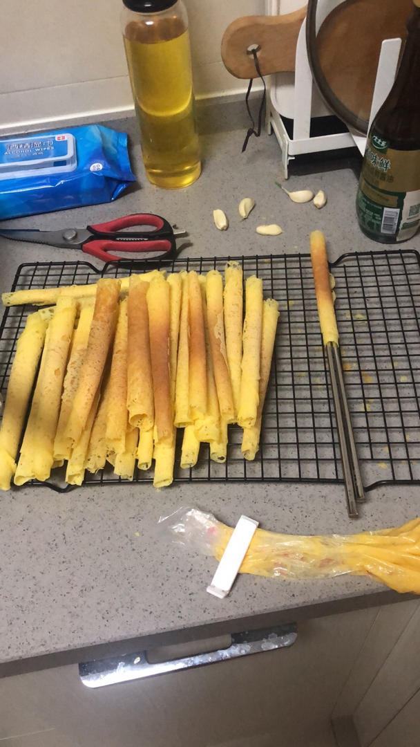 不输美心的酥香蛋卷，真正酥掉渣
