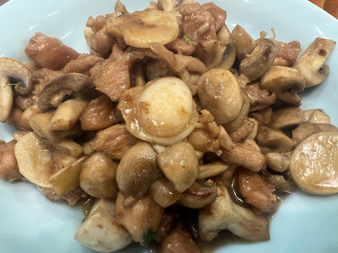 绝了～口蘑鸡腿真的好吃，简单快手
