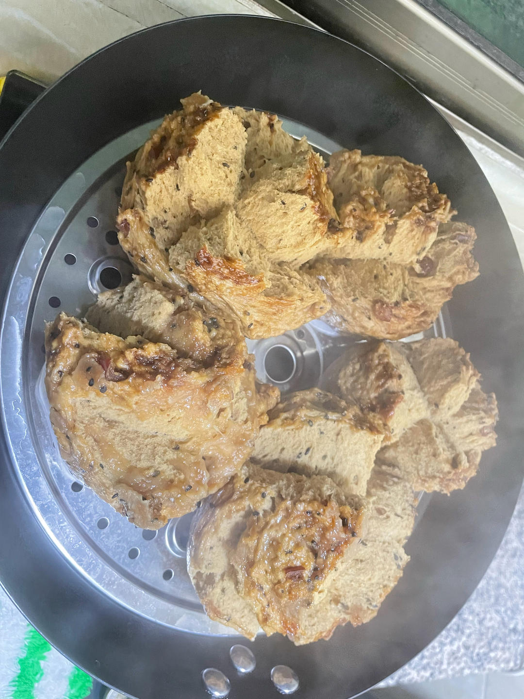 红糖自然开花馒头❗️按步骤来必定成功(ง•̀_•́)ง想偷懒不行哦