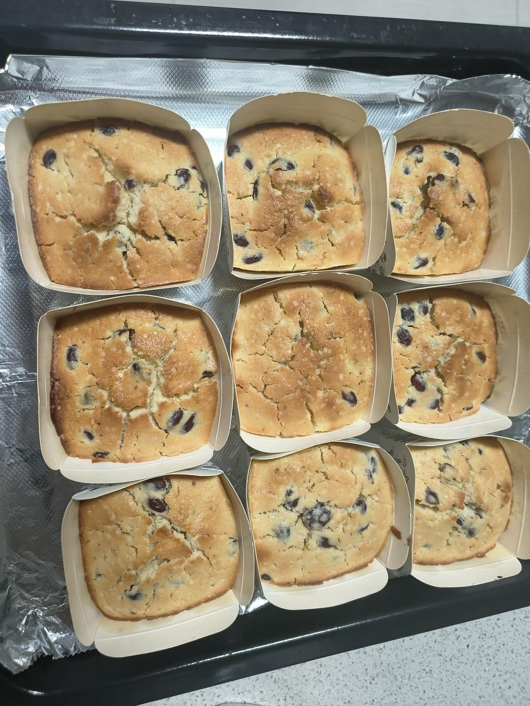 蜜豆麦芬蛋糕