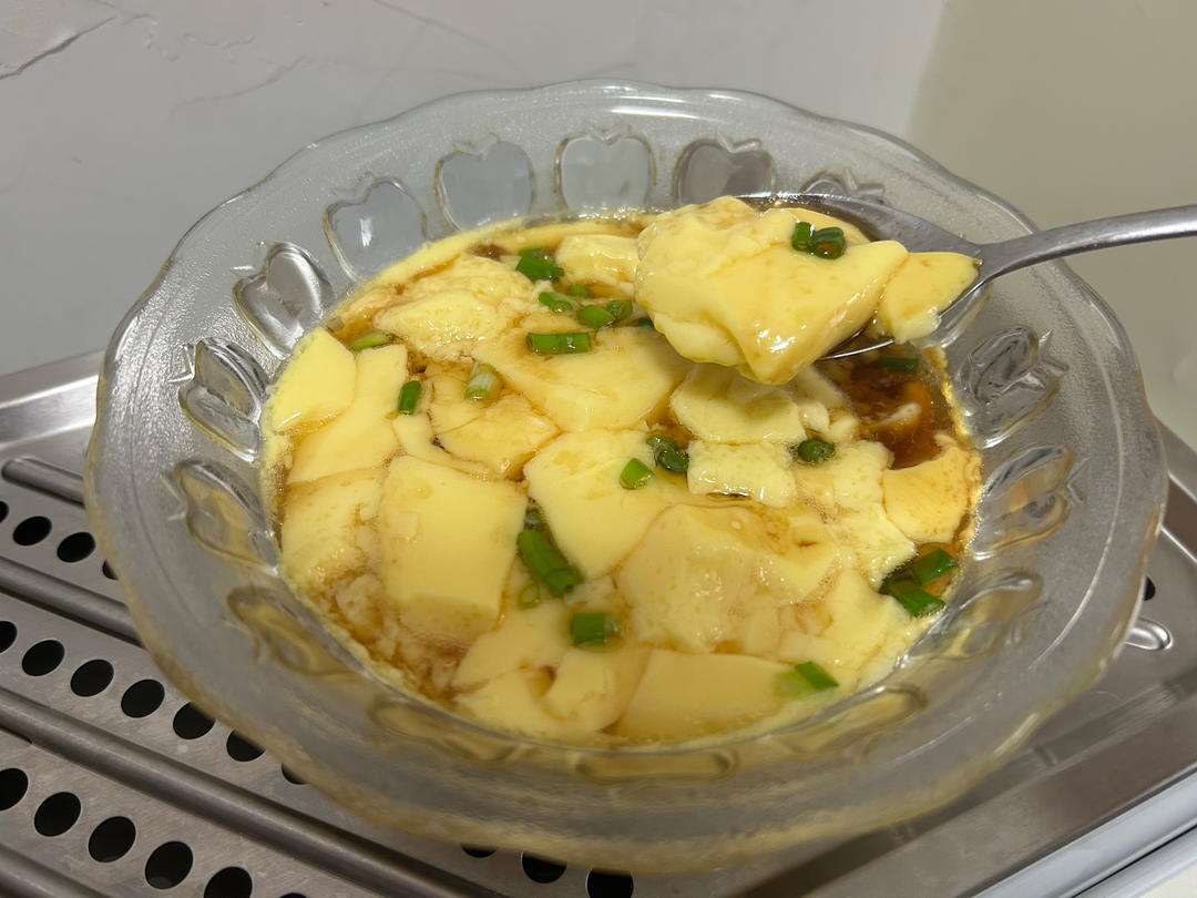 👆【蒸煮炖锅打卡戳这】蒸水蛋-3月美食日记打卡