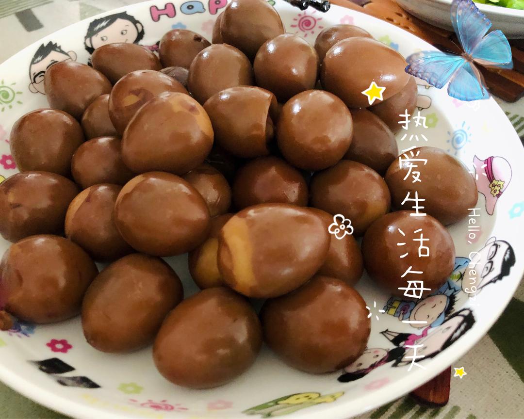 【花卷的2】卤鹌鹑蛋 （玫瑰花茶版）