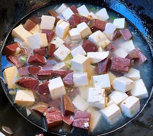 猪血炖豆腐的做法 步骤8