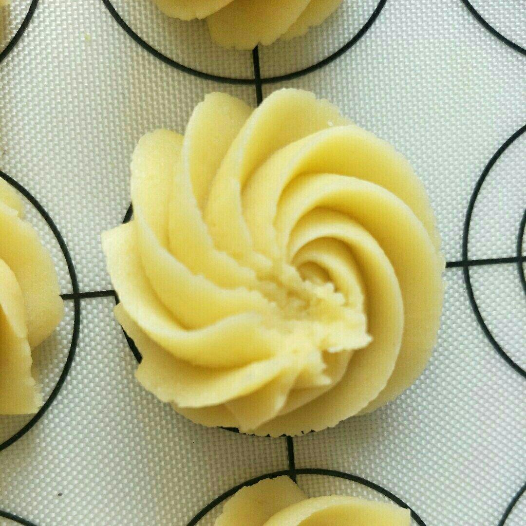 零失败花纹超级立体的黄油曲奇