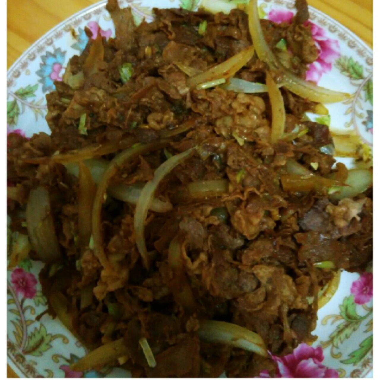 洋葱孜然羊肉片