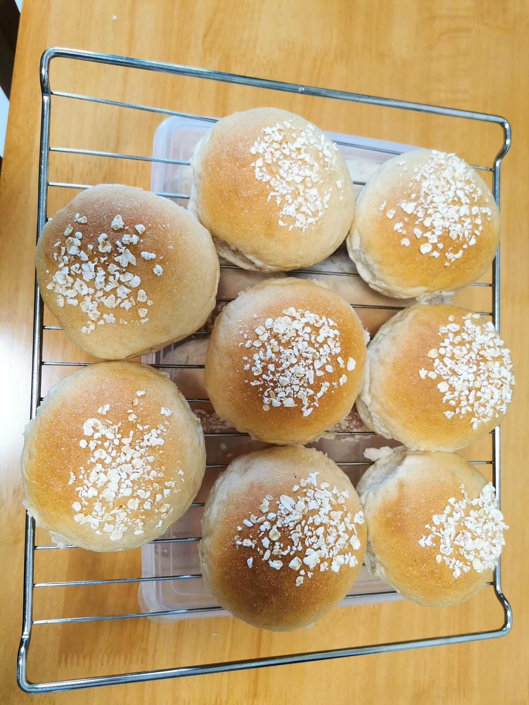 全麦汉堡胚