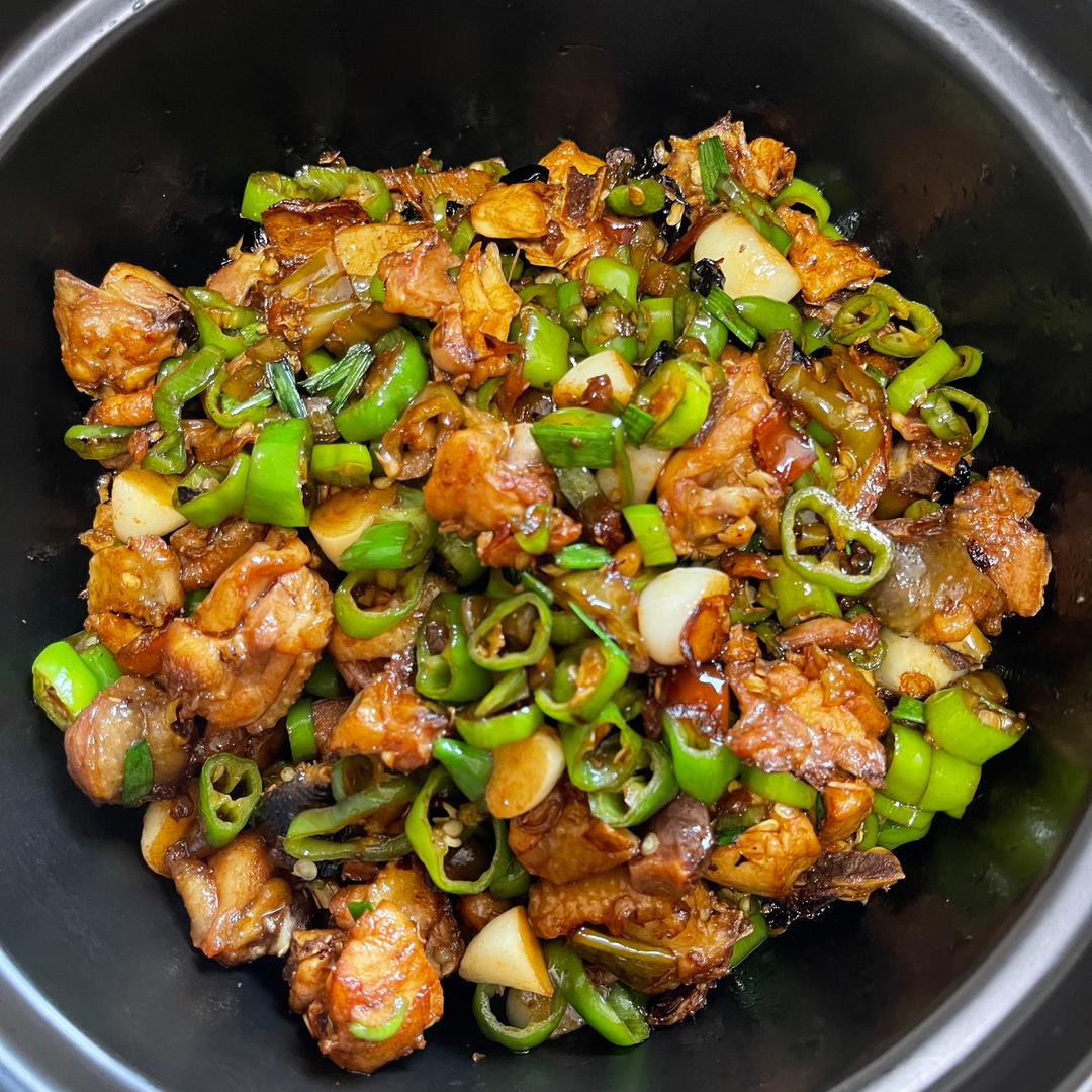 [曹记]自制酱辣椒炒鸡