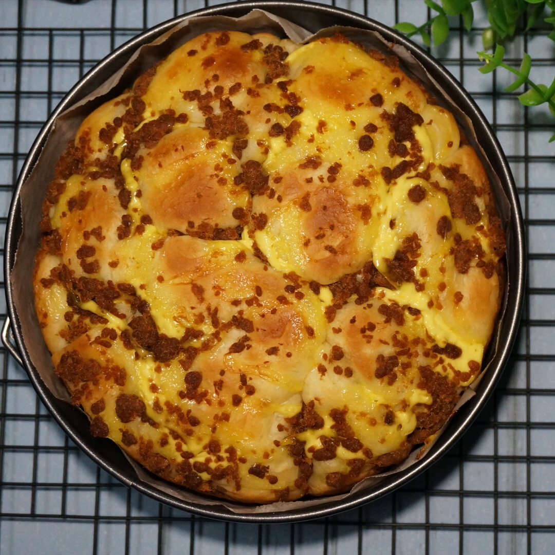 肉松手撕面包—超软会爆浆的面包哟