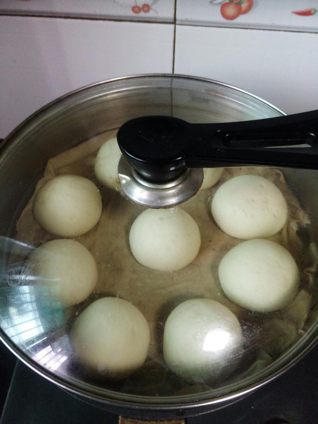 自制无油奶黄包