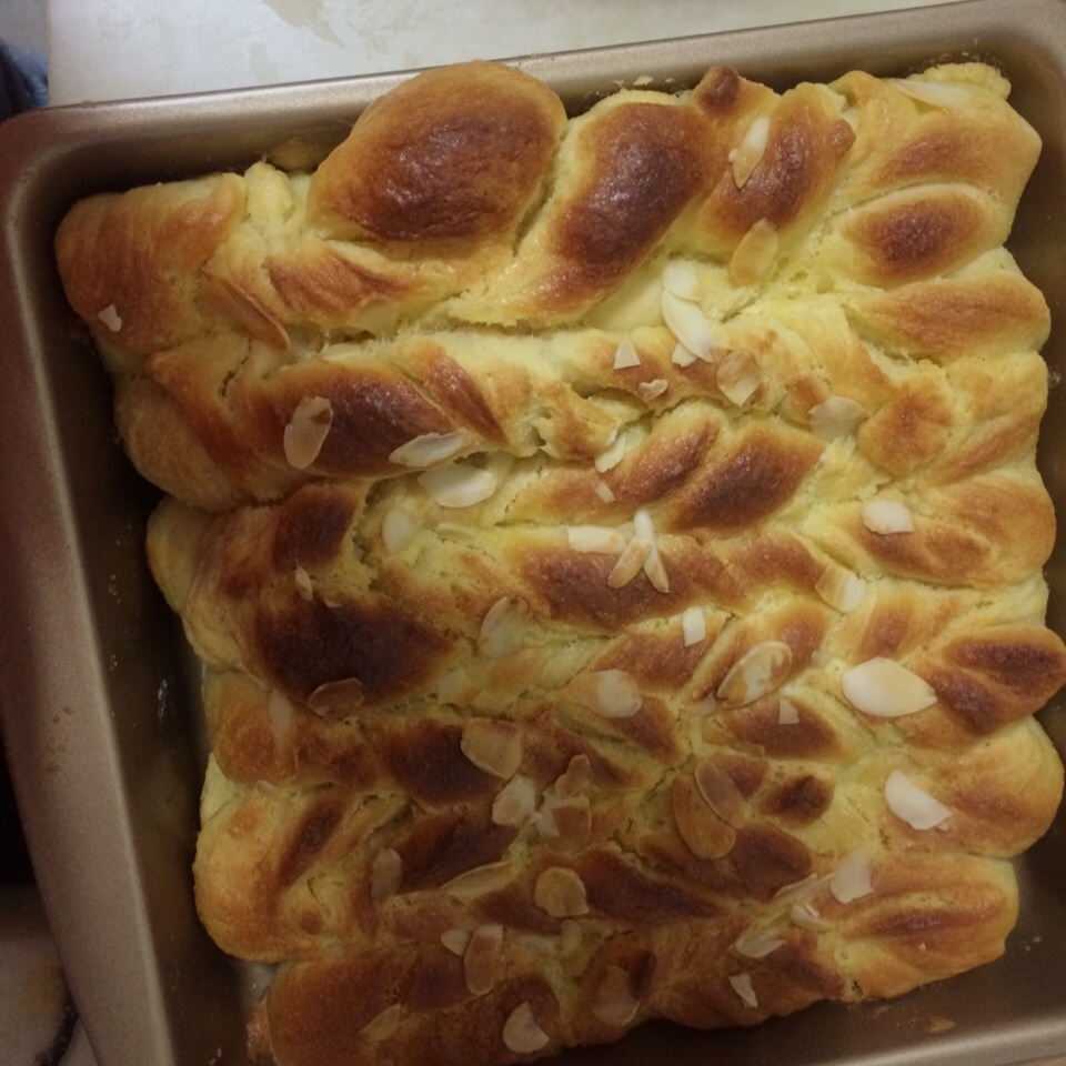 杏仁奶油软排包