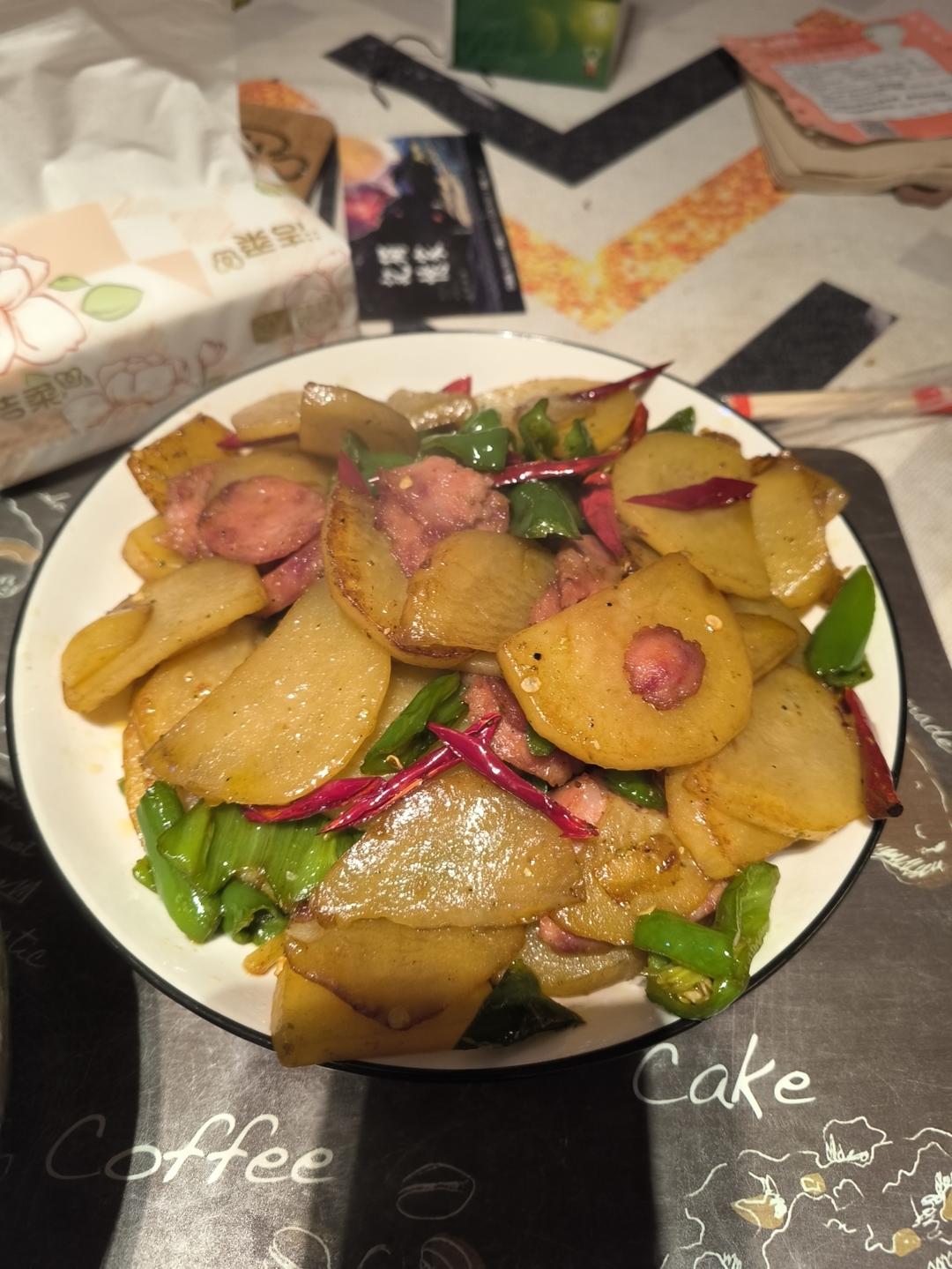 简单又下饭的干锅土豆片｜家常菜🔥