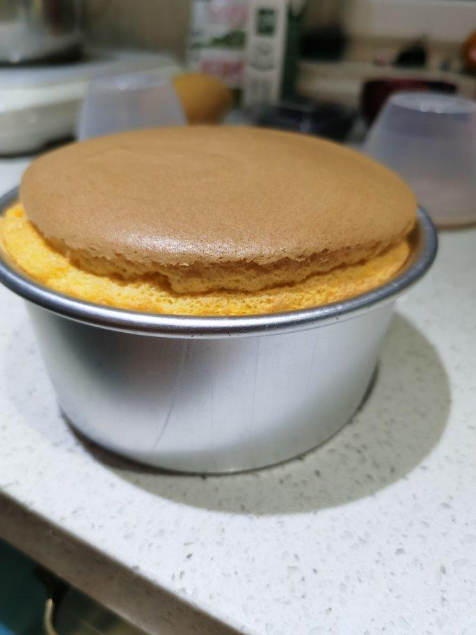 6寸原味戚风蛋糕