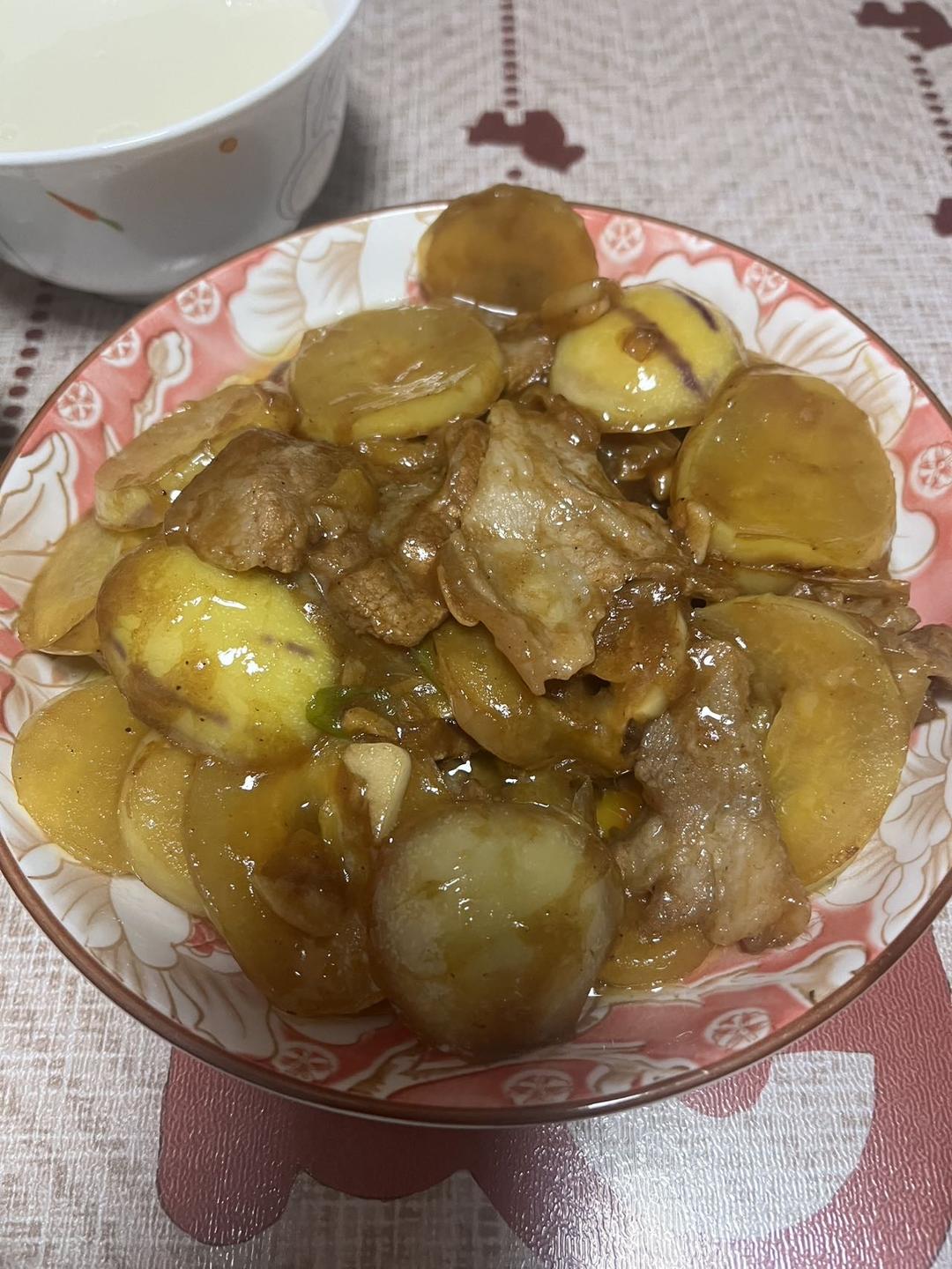 人参果炒肉片