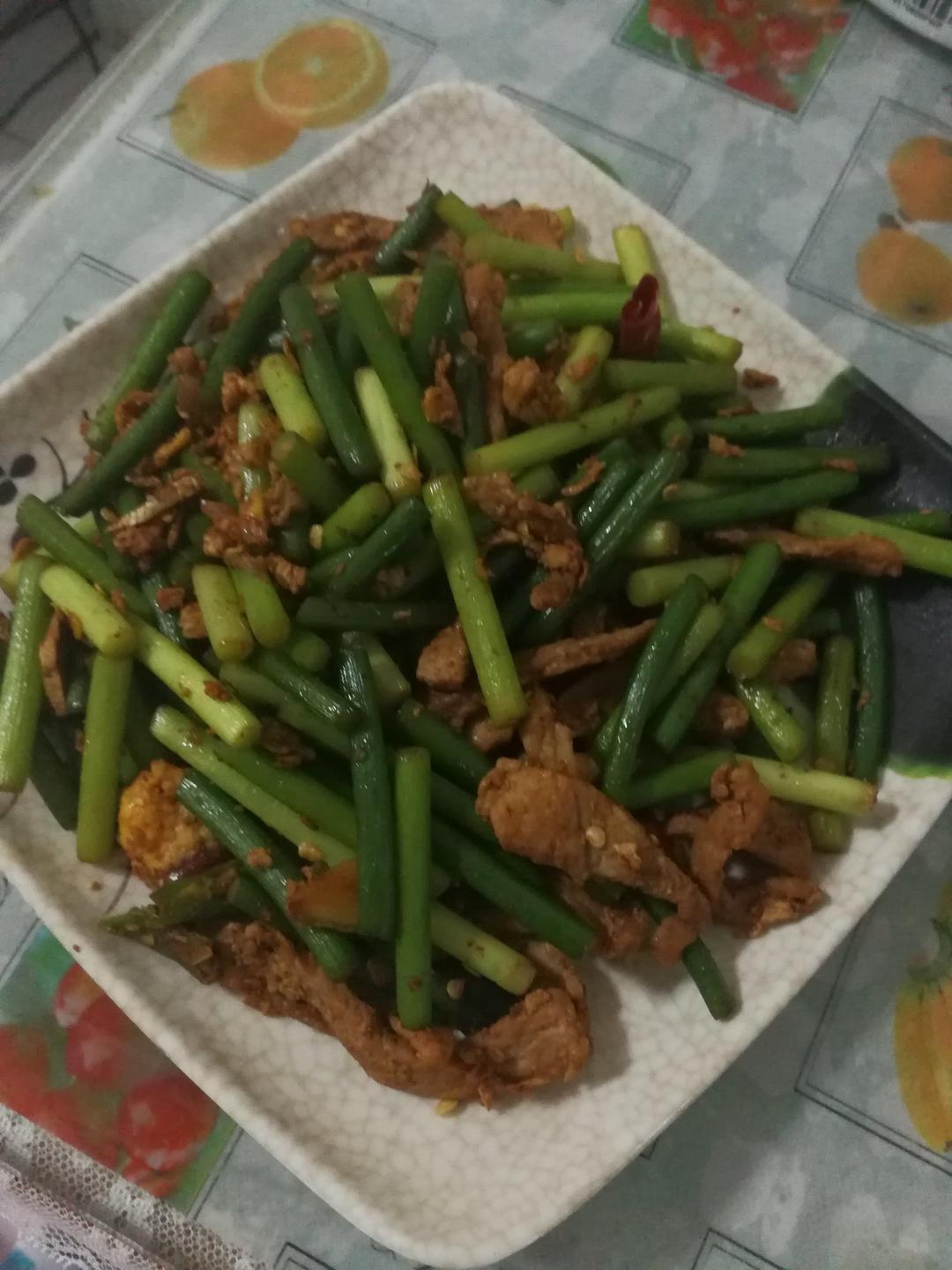 蒜薹炒肉