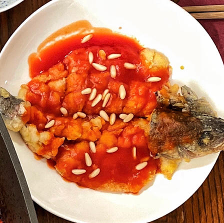厨师长教大家：“松鼠鱼”的家常做法，酸甜可口