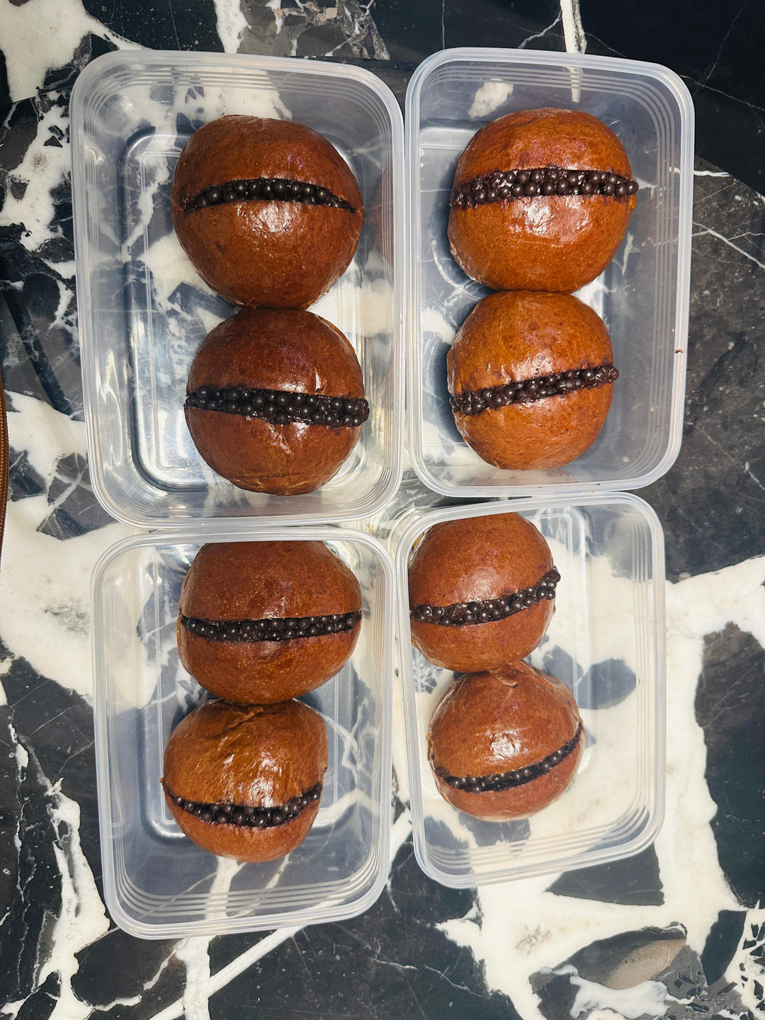 巧克力脆脆珠面包｜巧克力脑袋狂喜