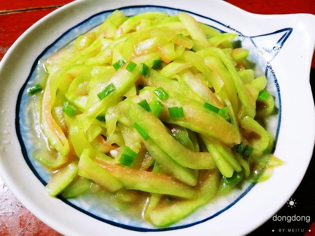 清炒西瓜皮