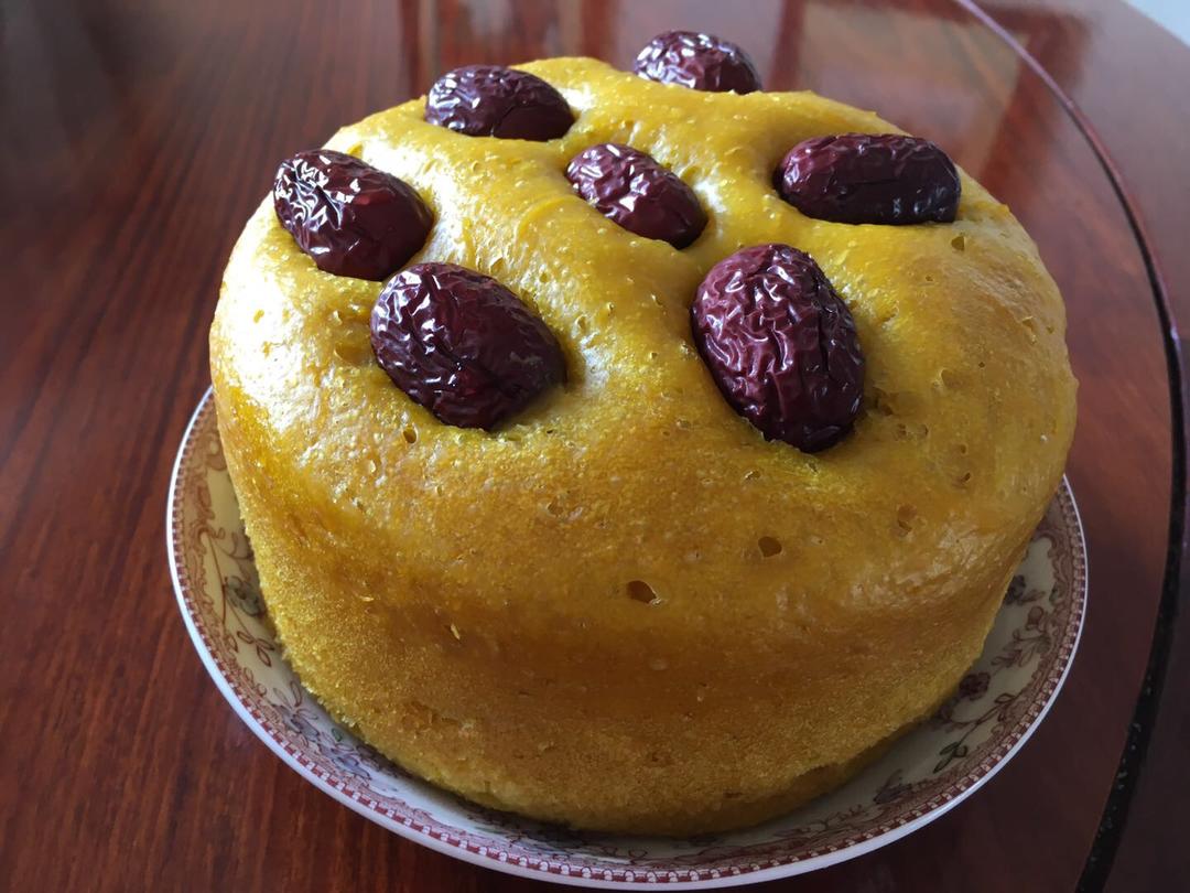 南瓜发糕 Steamed Pumpkin Cake