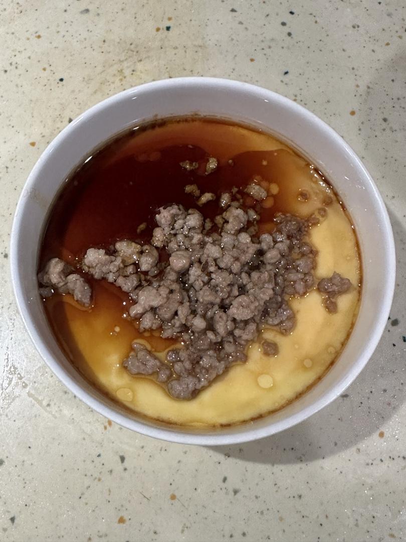 肉松牛奶蒸蛋，生病营养餐