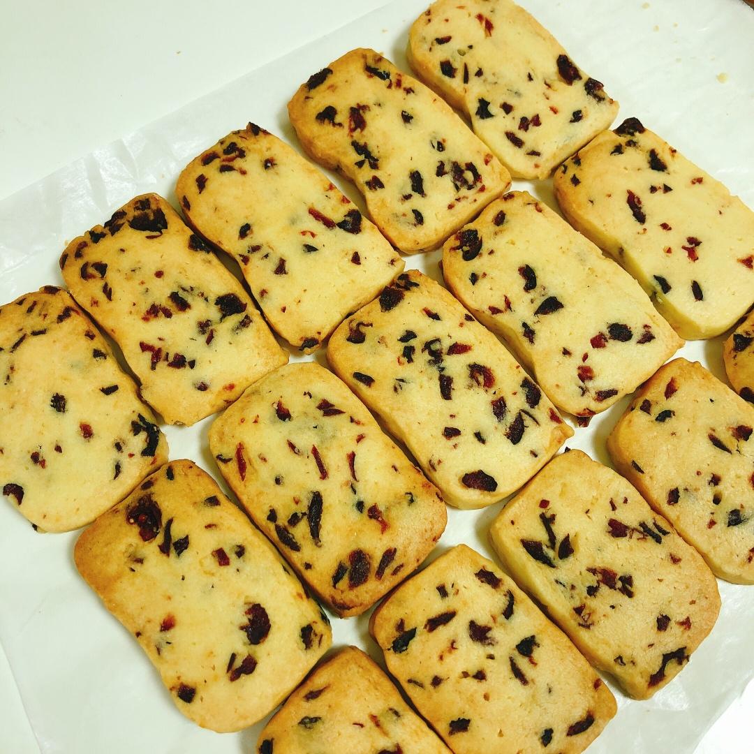 低糖少油版蔓越莓饼干