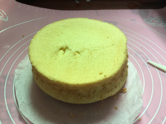 6寸原味戚风蛋糕