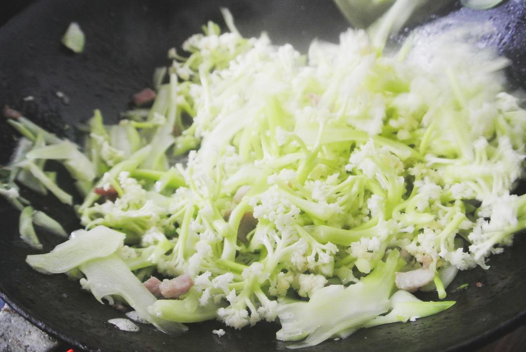 蔡妈妈炒的有机花菜