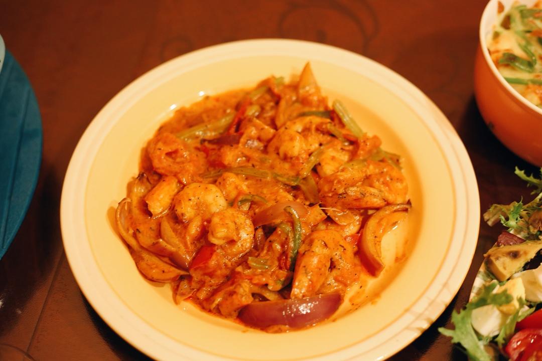 奶油香料炖大虾#秋季保胃战#