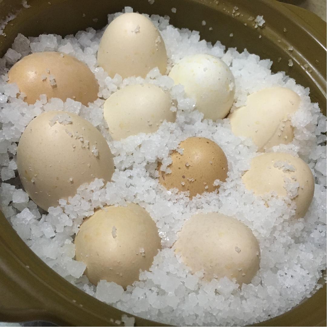 盐焗鸡蛋🥚超级简单超级好吃😋