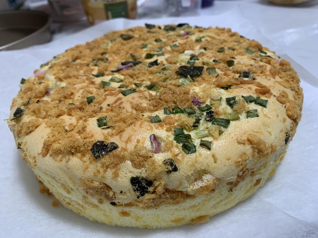 香葱肉松蛋糕卷