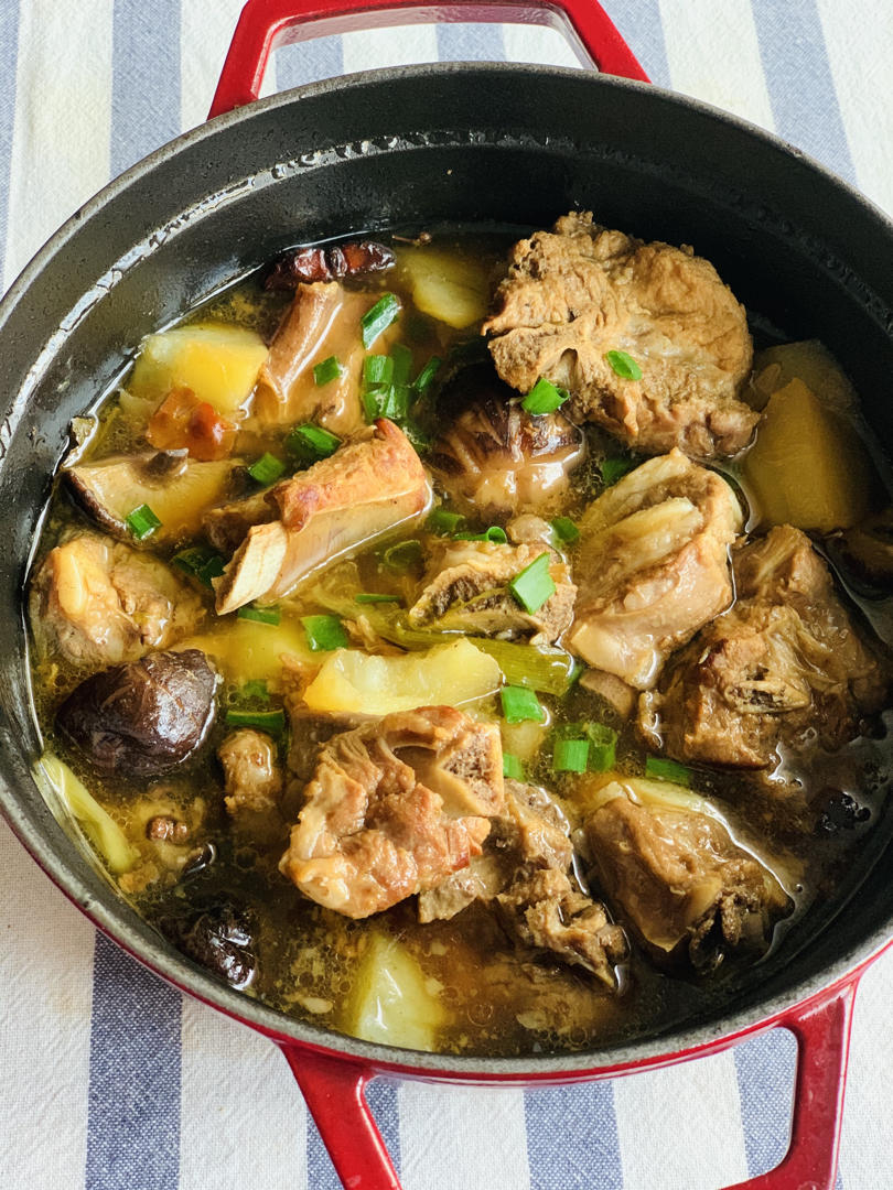 🔥巨好吃的红烧排骨炖土豆❗️懒人版轻松做拿手菜